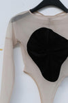 OUDE WAAG velvet splicing New knotwear OW-23SS-BD03 naked black